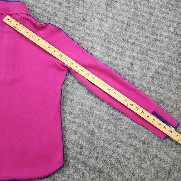 Orvis Sweater Women Small Pink Long Sleeve 1/4 Zip Passport Pima Casual Pullover - Picture 7 of 14